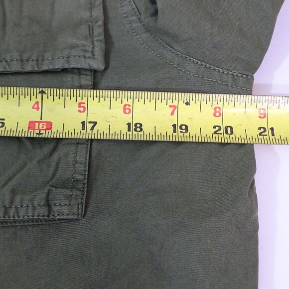 Indigo Star Military Field Jacket Olive Green Men Size S Button Up Patch Pockets - Picture 12 of 15